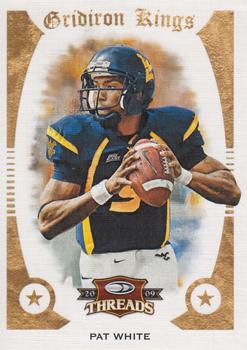 2009 Donruss Threads - College Gridiron Kings #41 Pat White Front