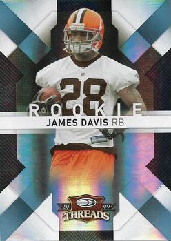 2009 Donruss Threads - Platinum Holofoil #147 James Davis Front