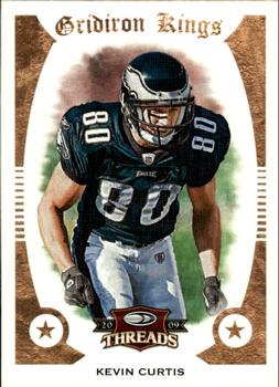 2009 Donruss Threads - Pro Gridiron Kings #32 Kevin Curtis Front