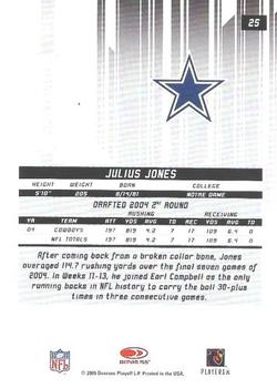 2005 Leaf Rookies & Stars Longevity #25 Julius Jones Back