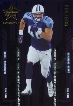 2005 Leaf Rookies & Stars Longevity #199 Gregg Guenther Front