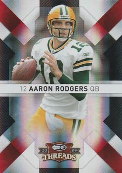 2009 Donruss Threads - Retail Red #35 Aaron Rodgers Front