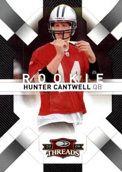 2009 Donruss Threads - Retail Rookies #143 Hunter Cantwell Front