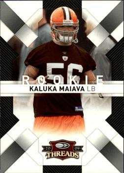 2009 Donruss Threads - Retail Rookies #158 Kaluka Maiava Front