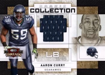 2009 Donruss Threads - Rookie Collection Materials #19 Aaron Curry Front