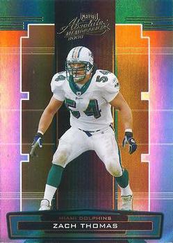 2005 Playoff Absolute Memorabilia #81 Zach Thomas Front