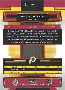 2005 Playoff Absolute Memorabilia #150 Sean Taylor Back