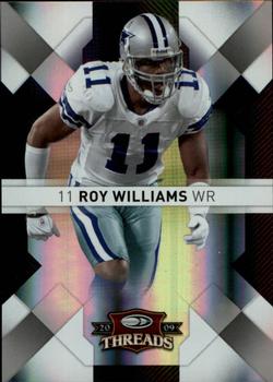 2009 Donruss Threads - Silver Holofoil #27 Roy Williams Front