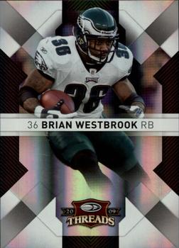 2009 Donruss Threads - Silver Holofoil #74 Brian Westbrook Front