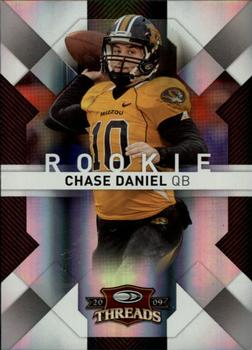 2009 Donruss Threads - Silver Holofoil #116 Chase Daniel Front