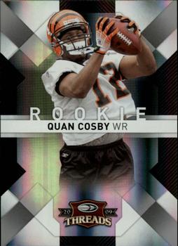 2009 Donruss Threads - Silver Holofoil #180 Quan Cosby Front