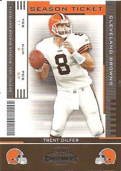 2005 Playoff Contenders #24 Trent Dilfer Front