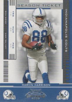 2005 Playoff Contenders #43 Marvin Harrison Front