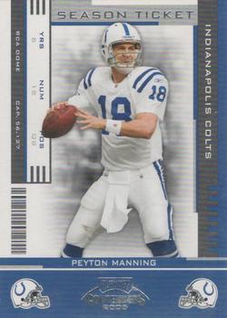 2005 Playoff Contenders #44 Peyton Manning Front