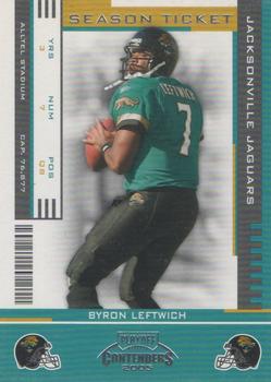 2005 Playoff Contenders #46 Byron Leftwich Front