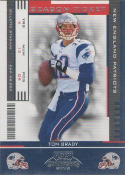 2005 Playoff Contenders #59 Tom Brady Front