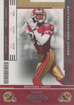 2005 Playoff Contenders #83 Brandon Lloyd Front