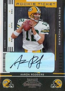 2005 Playoff Contenders #101 Aaron Rodgers Front