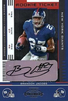 2005 Playoff Contenders #110 Brandon Jacobs Front