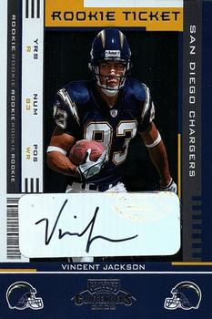 2005 Playoff Contenders #181 Vincent Jackson Front