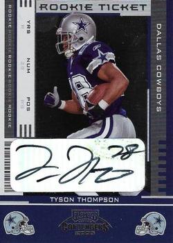 2005 Playoff Contenders #195 Tyson Thompson Front