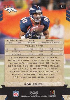 2005 Playoff Honors #32 Rod Smith Back