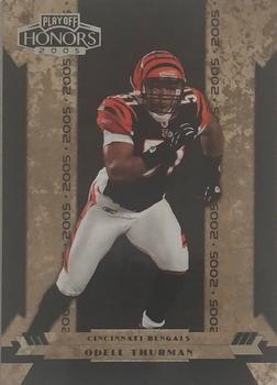 2005 Playoff Honors #164 Odell Thurman Front