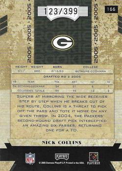 2005 Playoff Honors #166 Nick Collins Back