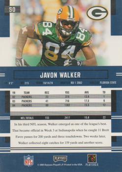 2005 Playoff Prestige #50 Javon Walker Back