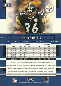 2005 Playoff Prestige #109 Jerome Bettis Back