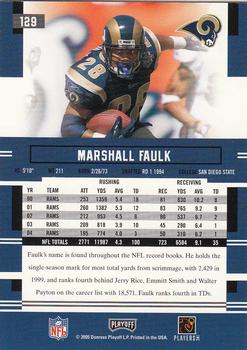2005 Playoff Prestige #129 Marshall Faulk Back