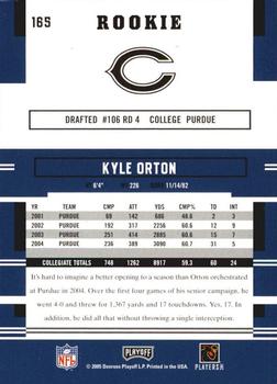 2005 Playoff Prestige #165 Kyle Orton Back