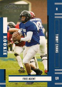 2005 Playoff Prestige #169 Timmy Chang Front