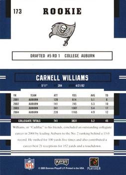 2005 Playoff Prestige #173 Carnell Williams Back