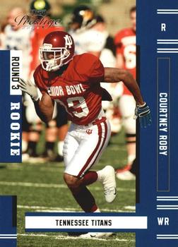 2005 Playoff Prestige #192 Courtney Roby Front