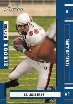 2005 Playoff Prestige #195 Dante Ridgeway Front