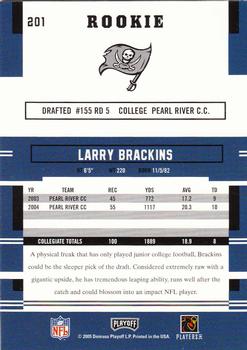 2005 Playoff Prestige #201 Larry Brackins Back