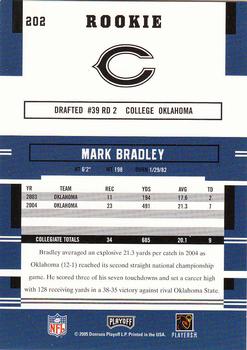 2005 Playoff Prestige #202 Mark Bradley Back