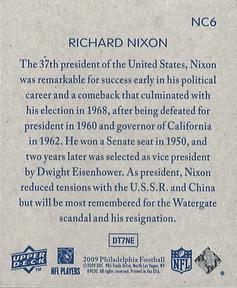 2009 Philadelphia - National Chicle #NC6 Richard Nixon Back