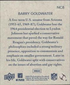 2009 Philadelphia - National Chicle #NC8 Barry Goldwater Back