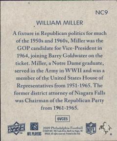 2009 Philadelphia - National Chicle #NC9 William Miller Back