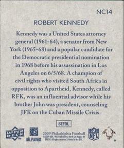 2009 Philadelphia - National Chicle #NC14 Robert Kennedy Back