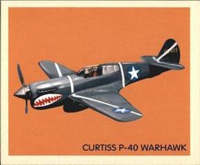 2009 Philadelphia - National Chicle #NC34 Curtiss P-40 Warhawk Front