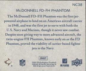 2009 Philadelphia - National Chicle #NC38 McDonnell FD-FH Phantom Back