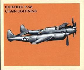 2009 Philadelphia - National Chicle #NC39 Lockheed P-58 Chain Lightning Front