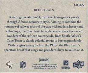 2009 Philadelphia - National Chicle #NC45 Blue Train Back
