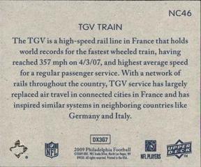 2009 Philadelphia - National Chicle #NC46 TGV Train Back