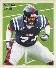 2009 Philadelphia - National Chicle #NC100 Michael Oher Front