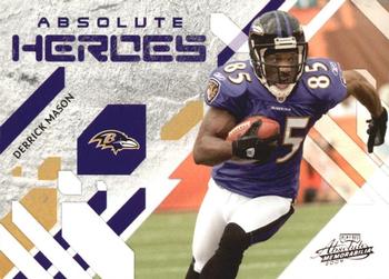 2009 Playoff Absolute Memorabilia - Absolute Heroes #11 Derrick Mason Front