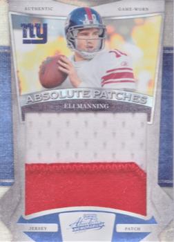 2009 Playoff Absolute Memorabilia - Absolute Patches Spectrum Prime #13 Eli Manning Front